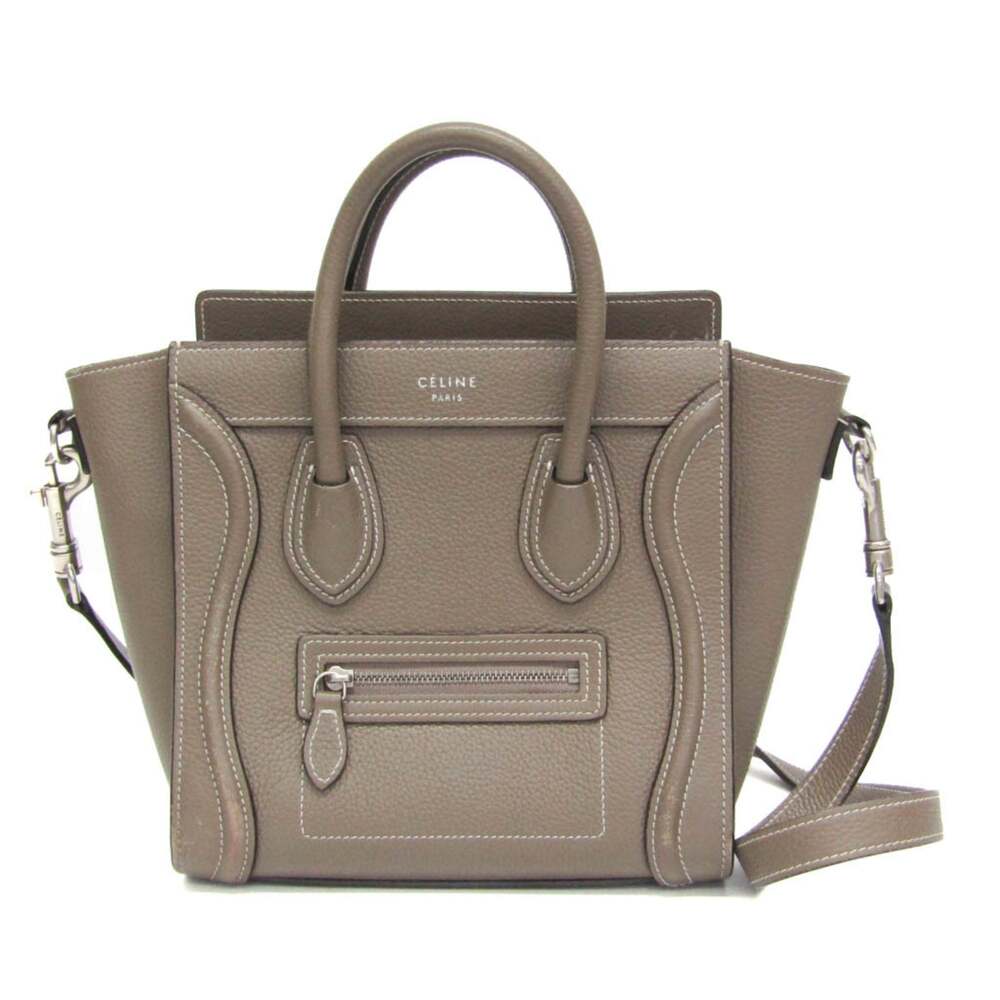 Celine Luggage Bag Grainy Leather Mini #286264C12B